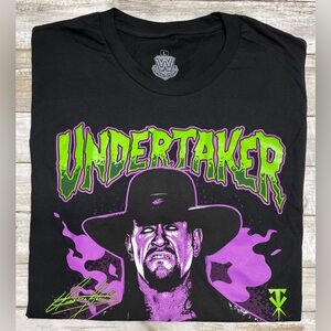 WWE Legends Undertaker Black Graphic T-Shirt Size Large New without Tags